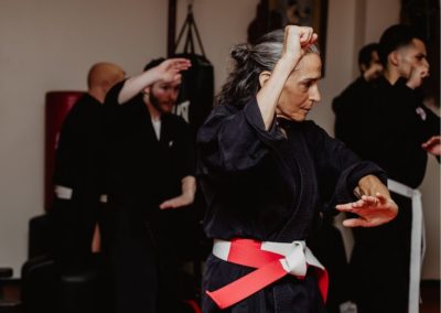 Shihan Barb teaching Martial Arts